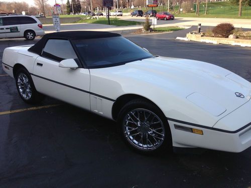 1988 chevrolet corvette convertible, z52 suspension