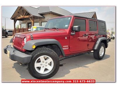 2010 jeep wrangler unlimited sport 4x4 removable hard top low miles off road