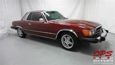 1974 mercedes-benz 450 slc, leather, sunroof, new paint, ac, cd, new paint