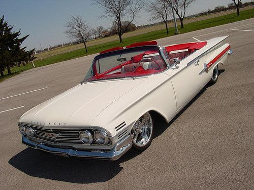 1960 chevrolet impala convertible 348 w block original restored restomod