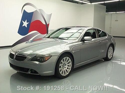 2005 bmw 645ci automatic sunroof park assist xenons 38k texas direct auto