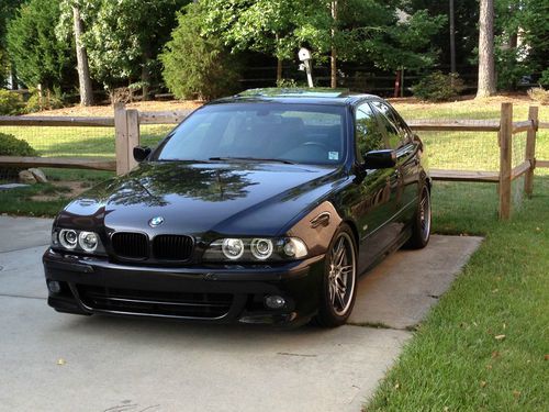 2003 bmw 530i m sport pkg black on black very good condition!