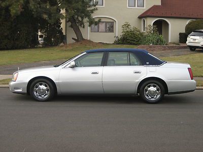 2001 cadillac deville original 51k miles loaded non smoker two owner no reserve!