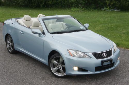 2010 lexus is250c luxury convertible for sale~1 owner~loaded~navi~cooled seats