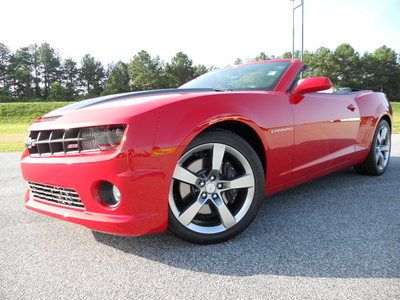 11 chevy camaro 2ss rs convertible leather heads up display 6 speed manual red