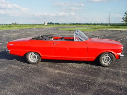 1963 chevrolet nova base convertible 2-door 2.5l