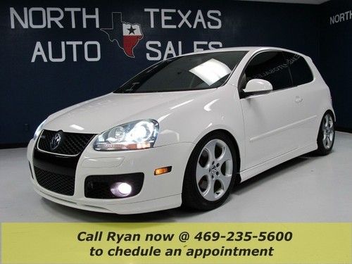 08 vw gti turbo, 1-owner, stage 1 apr chip, carfax cert, low miles,90% tires,