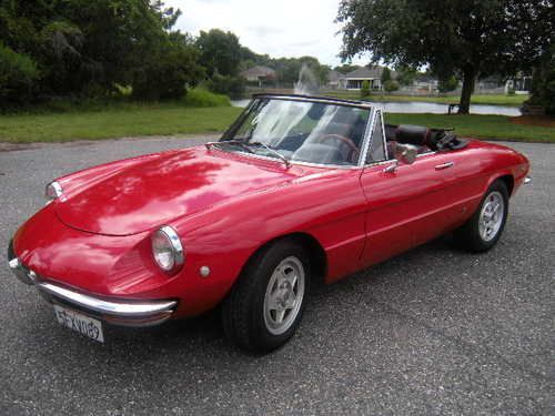 1969 alfa romeo spider duetto boat tail convertible