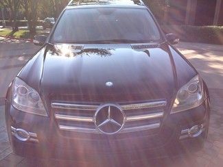 2008 mercedes gl550 black one owner clean carfax keyless go rear ent dual roof