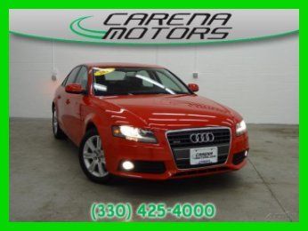 2010 audi used a4  quattro red one 1 owner free clean carfax awd premium 10 a 4