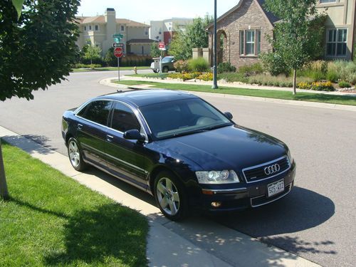 2005 audi a8l blue/gray clean loaded with options l@@k 102k