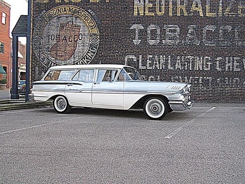 1958 chevy impala/brookwood califorina patina station wagon rat rod/hot rod