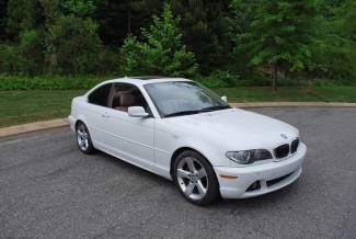 2005 bmw 325 ci 2door coupe white/beige 91k looks and runs great no reserve