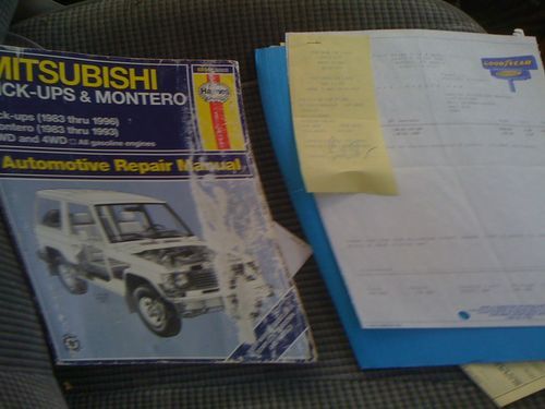 1987 mitsubishi montero base sport utility 2-door 2.6l rare