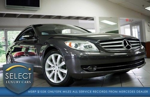 Beautiful cl500 previously cpo service records keyless go vent seat sharp
