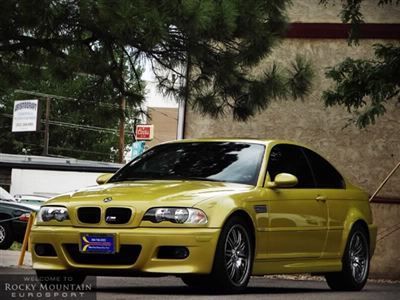 2004 bmw m3 coupe  6 speed very rare color perfect car clean carfax