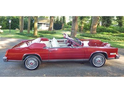 1984 cadillac eldorado biarritz convertible