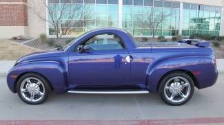 2004 chevy ssr, v-8, retractable hard top, low miles, radiant blue purple pearl