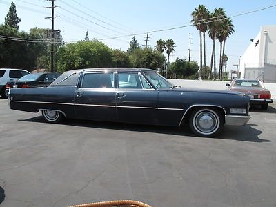 1966 cadillac fleetwood limousine..southern california barn find!!