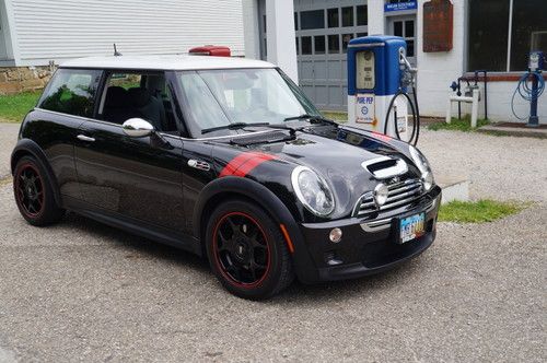 2005 mini cooper s custom sporty supercharged black head turner