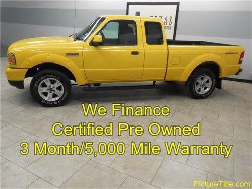 06 ranger sport extended cab auto v6 yellow certified warranty finance carfax
