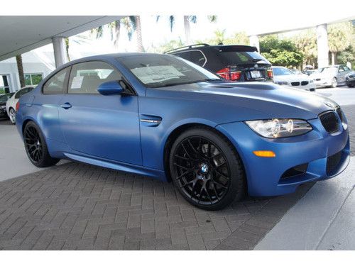 2013 bmw m3 very rare "frozen blue" competition package,m double clutch,florida!