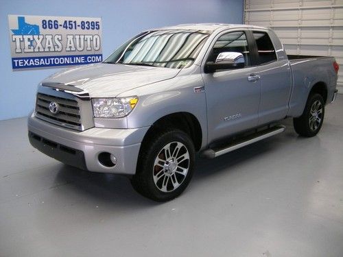 We finance!! 2007 toyota tundra limited double cab heated leather tow texas auto
