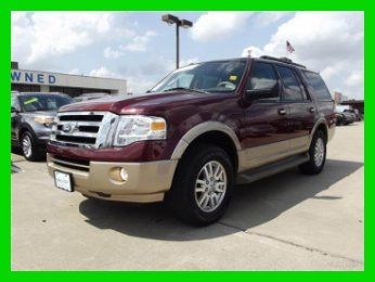 2012 ford expedition xlt 2wd, leather, rr camera, pwr liftgate, ford cpo 7yr/100