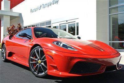 '09 f430 f1 scuderia coupe - 863 low miles - fresh service - ipod carbon package