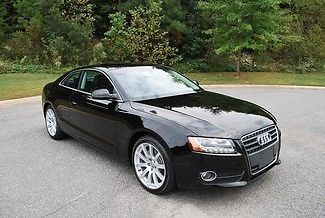 2011 audi a5 coupe blk/blk gps nav 3k miles warranty like new in and out