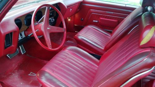 1970 rare only 4,670 built red sporty white conv. top everything orig. &amp; works