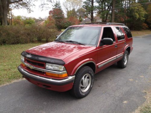 2001 chevy blazer 4x4--78k miles--warranty--no reserve-no rust