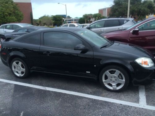 2007 black chevy cobalt ss 2.4l - coupe - 5 speed trans - leather - sunroof