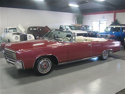 1966 chrysler imperial crown covertible all original 440 v8 northern ca car