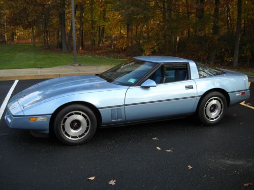 1984 chevrolet corvette 22k orig miles auto z51 completely original rare color