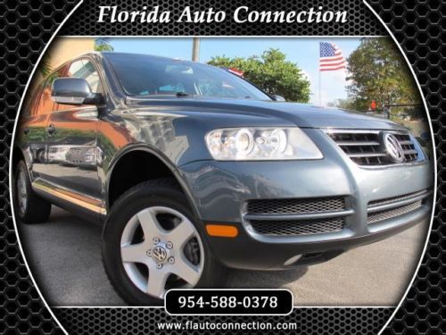 04 volkswagen touareg awd v6 vw suv leather sunroof clean 1-owner carfax warrant