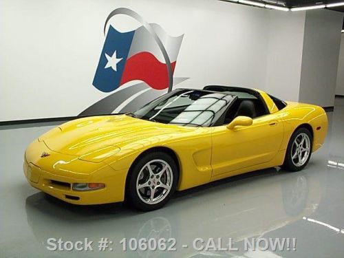 2000 chevy corvette 5.7l 6spd leather hud ride ctrl 39k texas direct auto