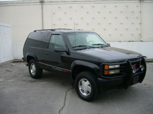 Sell Used 1996 Gmc Yukon Slt 2 Door 5 7l 4x4 No Reserve Runs