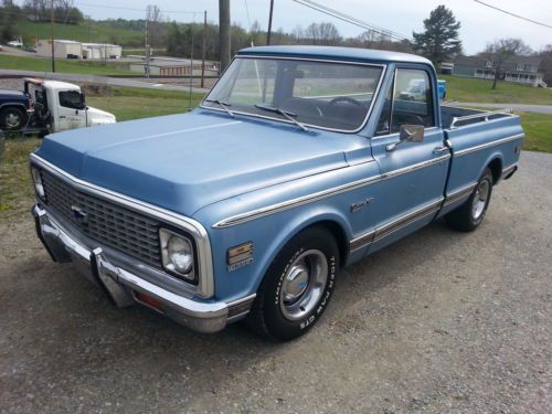1972 chevy c10 custom deluxe short bed fact air