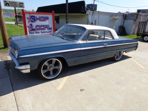 1964 chevy impala super sport 2 door hardtop on 20 inch wheels/tires
