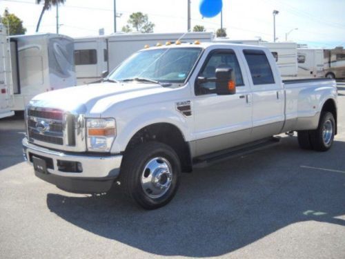 Beautiful 2010 ford f350 dually lariat crew cab 4x4 diesel!  loaded!
