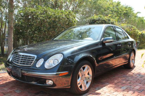 2003 mercedes benz e500 sport-1-owner-books-fla-kept-lowest mileage in the usa!
