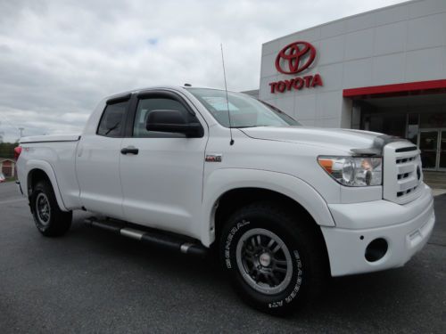 Certified 2012 tundra double cab trd rock warrior 4x4 dual exhaust video camera