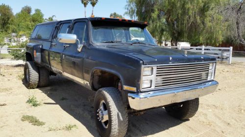 1986 chevy dually 4x4 crew cab lifted