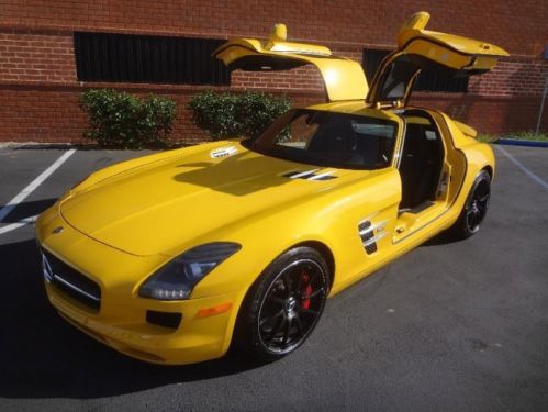 2012 mercedes-benz sls amg bank repo only 2k miles rare color loaded exotic!!