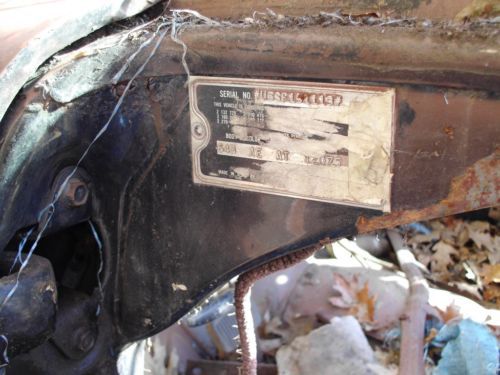 1955 ford crown victoria glass top vin number #u5sf151113 # body number 64b