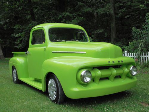 1951 51 ford pick up truck f100 f1 rat rod hotrod 400 big block auto