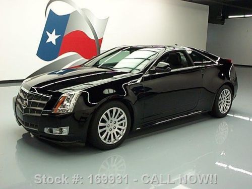 2011 cadillac cts prem coupe sunroof nav rear cam 38k texas direct auto