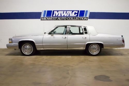 Cadillac brougham~34k miles~fuel injected~rare silver~last year~