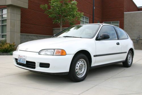1992 honda civic dx hatchback, 1 owner, perfectly stock, 69k original miles